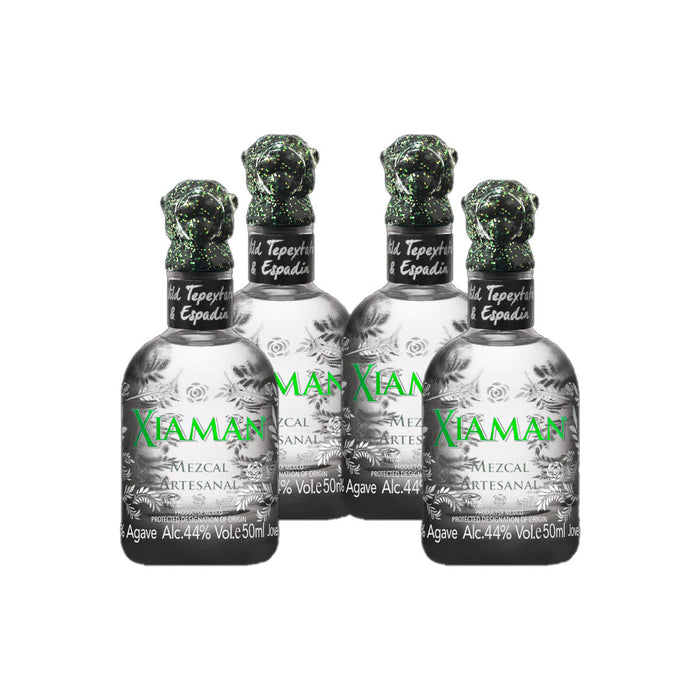 Padre Azul & Xiaman Mezcal 50ml 4 Pk Gift Set Mezcal Padre Azul Tequila