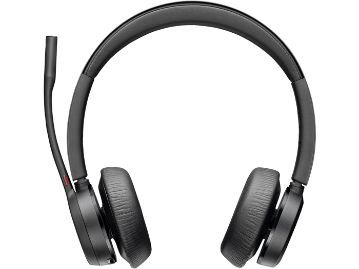 Poly Voyager 4320-M Microsoft Teams Certified Bluetooth Wireless Headset with Charging Stand - Black