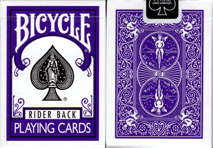 PlayingCardDecks.com-Purple Rider Back Bicycle Playing Cards