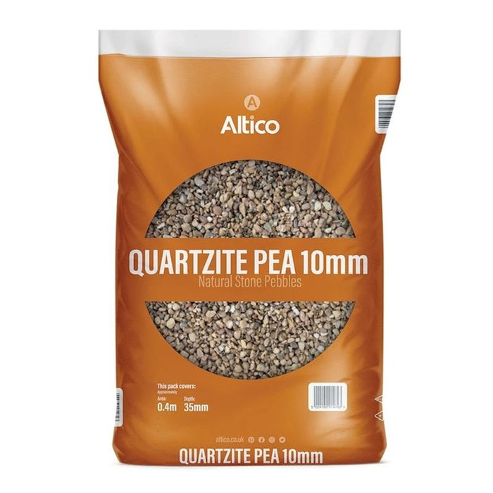 Quartzite Pea 10mm Pebbles-  Buy 2 Bags