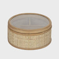 Reyna rattan Round Jewel Box