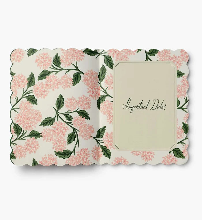 RIFLE PAPER CO. | 2027 Pink Hydrangea 12-Month Academic Appointment Notebook