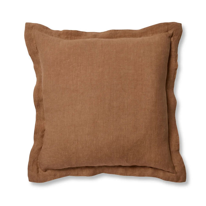 Riley  Coffee Linen Cushion 55cm