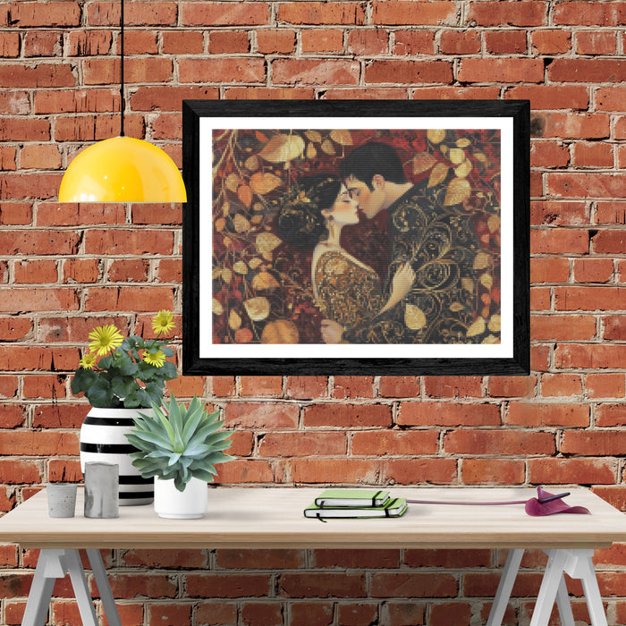 Romantic Autumn Embrace