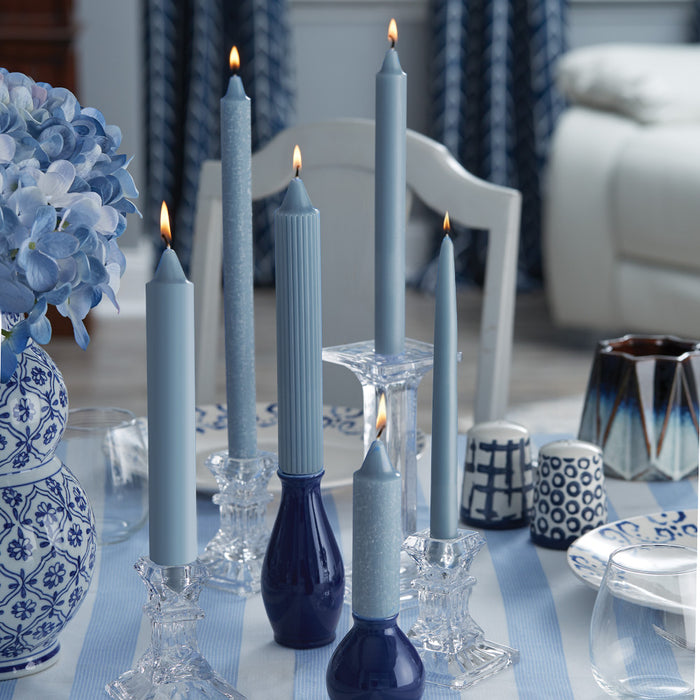 Root Collenette Candle Williamsburg Blue 5"