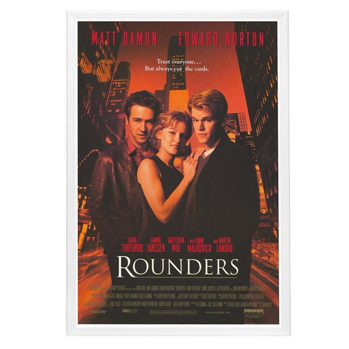 "Rounders" (1998) Framed Movie Poster