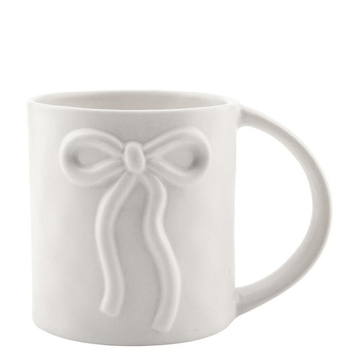 SANTA BARBARA DESIGN STUDIO | Wide Handle Bow Mug - Ivory