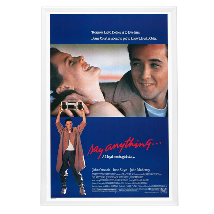 "Say Anything" (1989) Framed Movie Poster