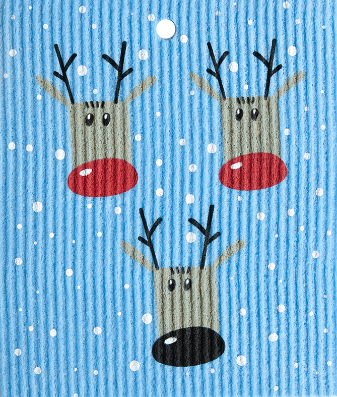 SDC Reindeer Faces Blue