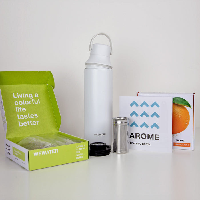Set Borraccia Artic White + 2 infusi freddi