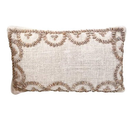 Shell Scallop Cushion/FEATHER 30x50