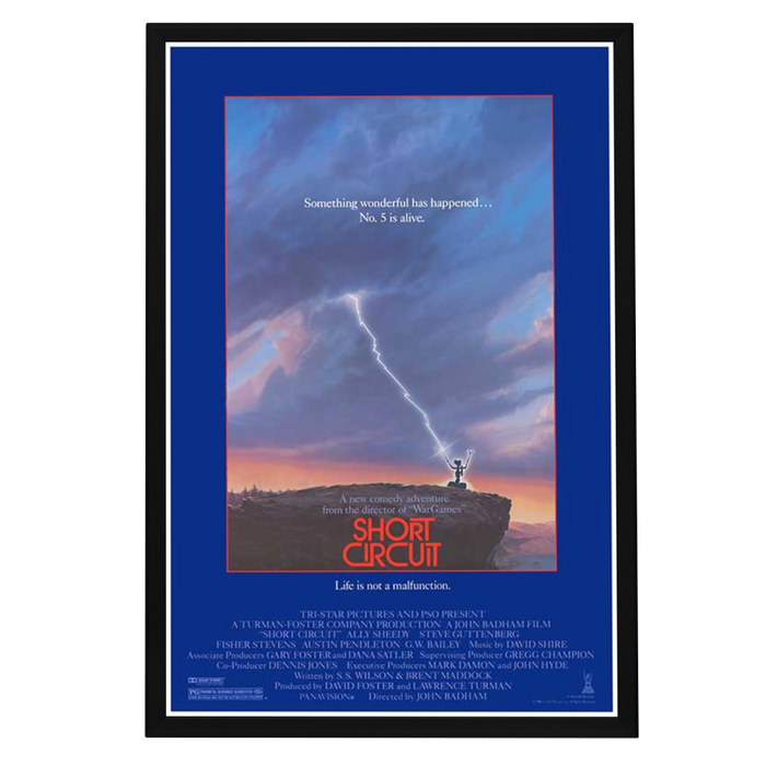 "Short Circuit" (1985) Framed Movie Poster