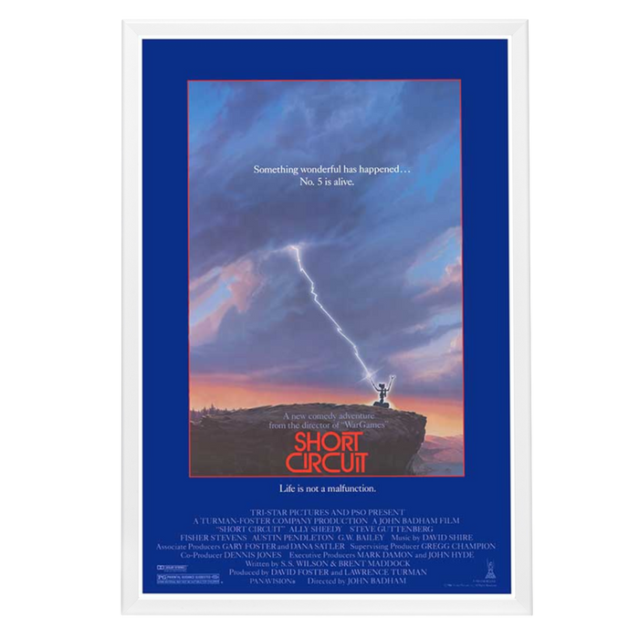"Short Circuit" (1985) Framed Movie Poster