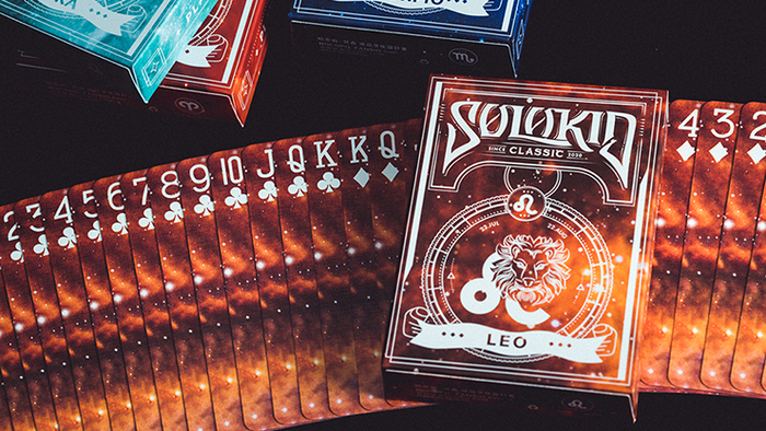 PlayingCardDecks.com-Solokid Constellation Series v2 Leo Playing Cards MPC