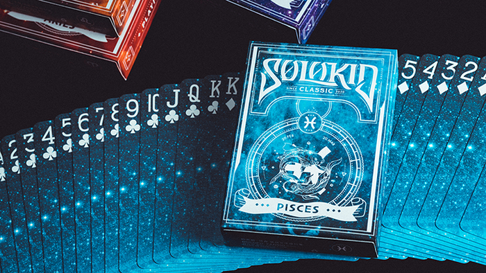 PlayingCardDecks.com-Solokid Constellation Series v2 Pisces Playing Cards MPC