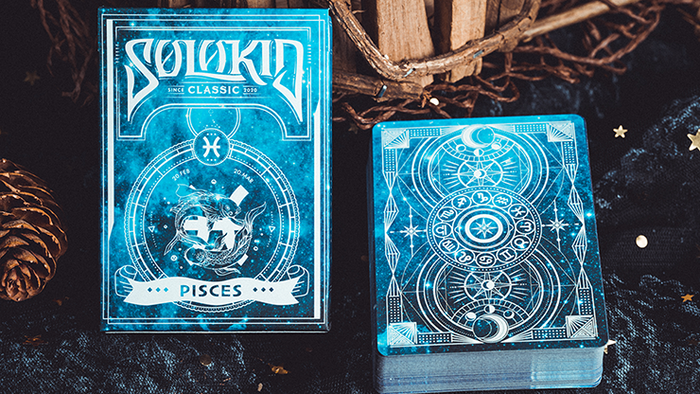 PlayingCardDecks.com-Solokid Constellation Series v2 Pisces Playing Cards MPC