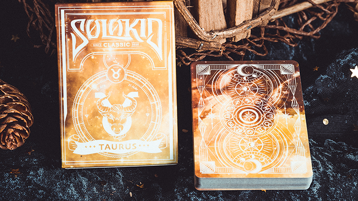 PlayingCardDecks.com-Solokid Constellation Series v2 Taurus Playing Cards MPC