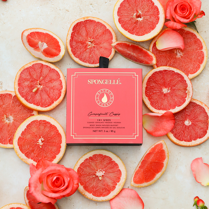 SPONGELLE | Grapefruit Cassis Boxed Flower Buffer