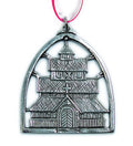 Stav Church  Pewter Ornament Norway