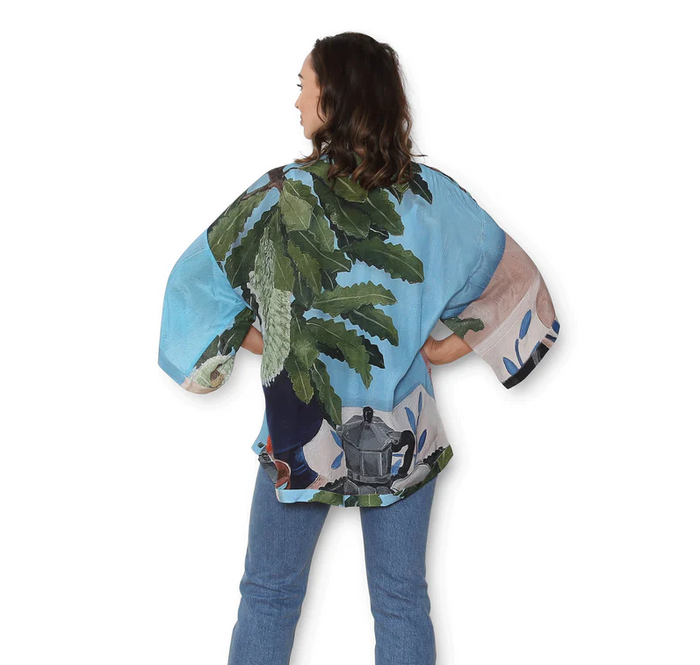 Summer Days 100% Silk Kimono