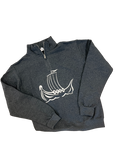 Sweatshirt Viking Ship 1/4 Zip