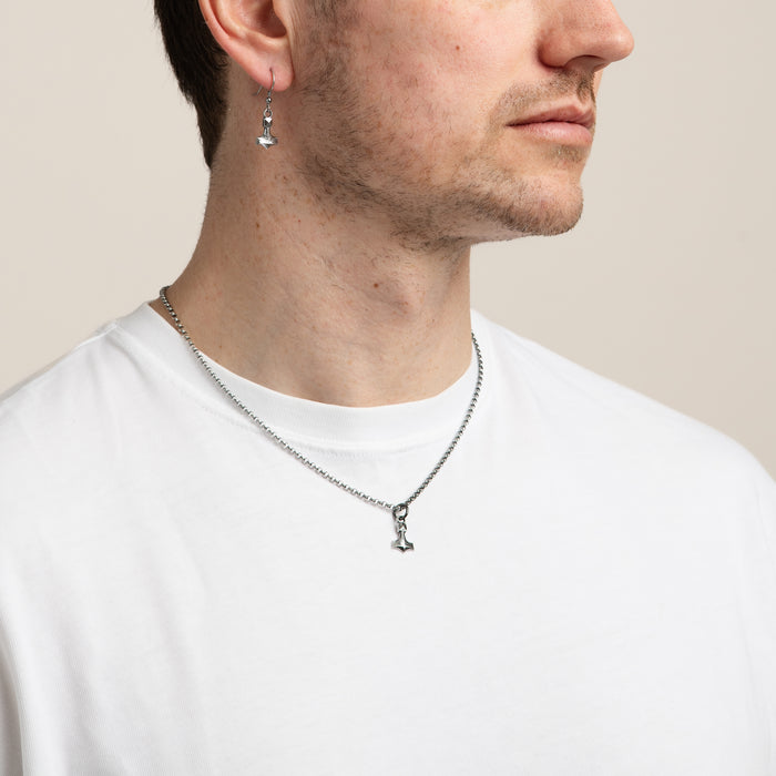 Sylvsmidja Necklace Naglfar Thors Hammer 595730