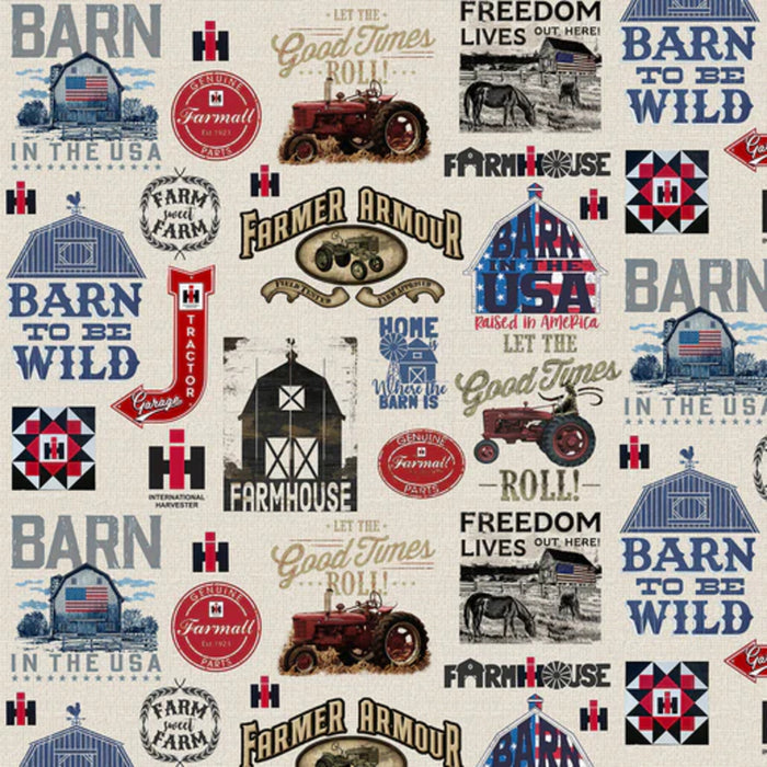 Table Runners & Placemats - Farmall Farm Signs Cotton