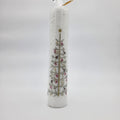 Tall Advent Candle Christmas Tree Gold