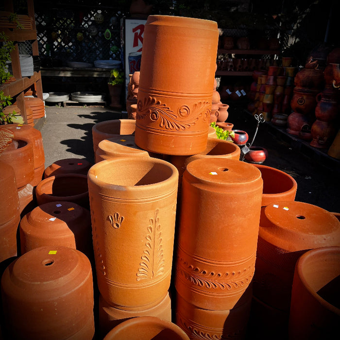 12" x 18" Terra Cotta Cylinder, Tall