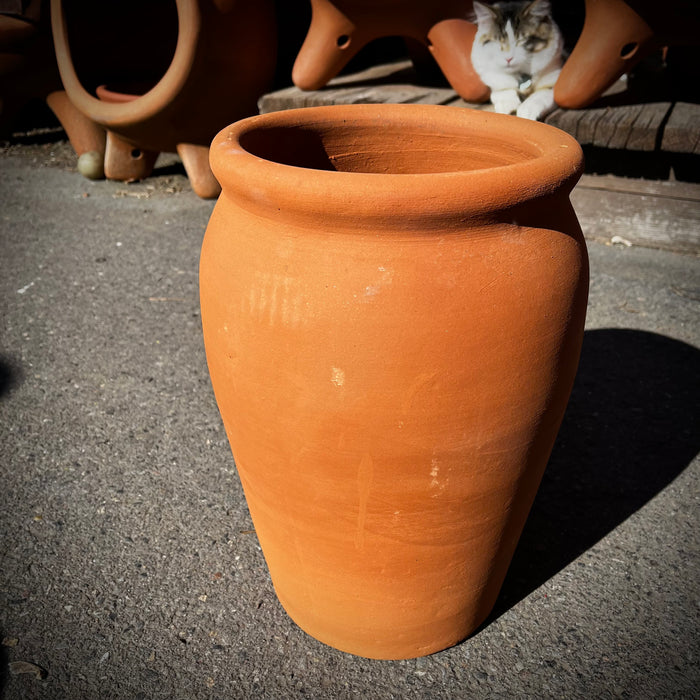 Terra Cotta Planter | Tall Jar, 14"