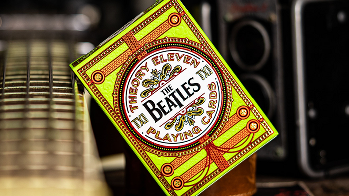PlayingCardDecks.com-The Beatles Green Playing Cards USPCC