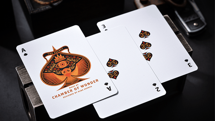 PlayingCardDecks.com-The Secret Scarlet Playing Cards TWPCC