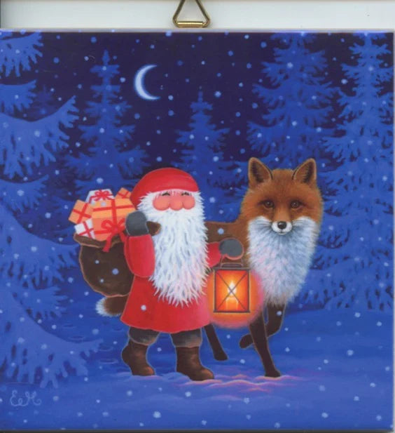 Tile Eva Tomte with Fox