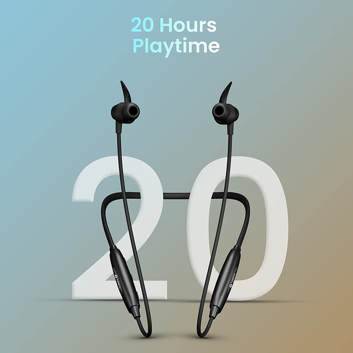 Toreto Alpha Lite Wireless Bluetooth Neckband Headset with upto 20Hrs Playtime