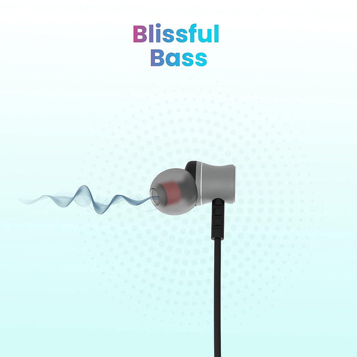 Toreto TOR-300 Beta Lite Wireless Bluetooth 5.0 Neckband Headset with ENC Noise Cancelling Mic Upto 20Hrs Playtime - Grey