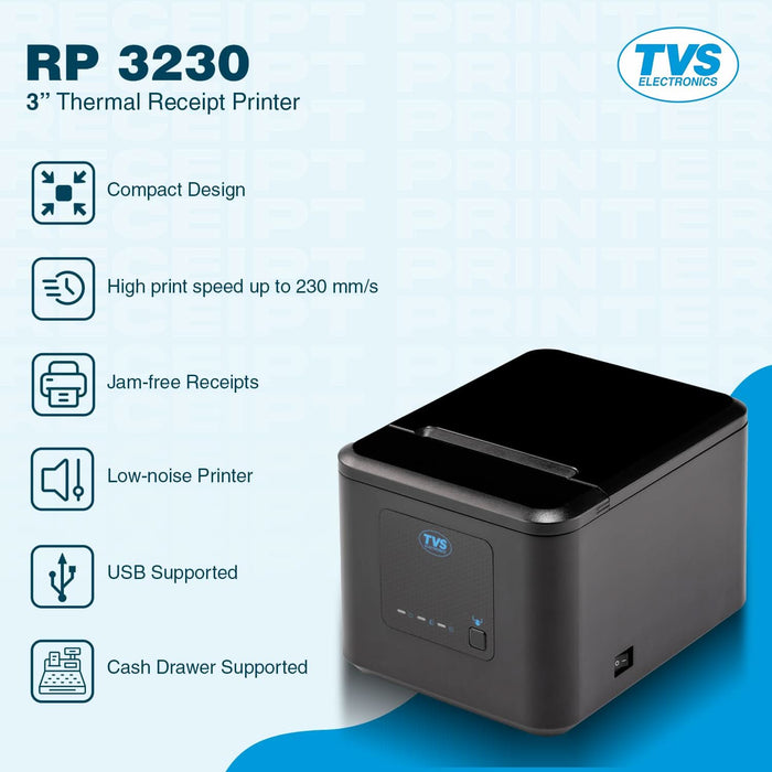 TVS ELECTRONICS RP 3230 3" Receipt Printer