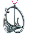 Viking Ship Prow Pewter Ornament Norway