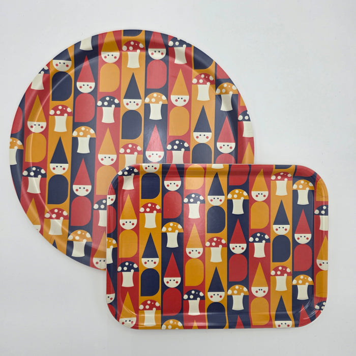 Wood Laminate Tray Tomte Stripes