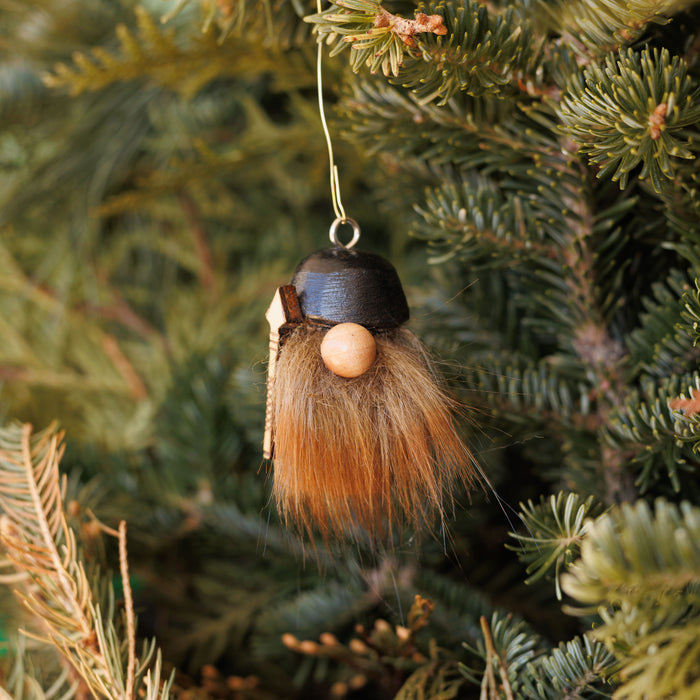 Wood Viking Ornament